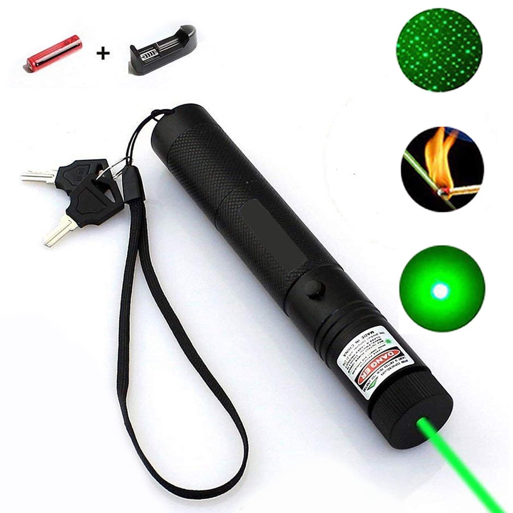 2In1 Portable Mini Flashlight 900 Miles AA Red Laser Pointer Pen Moon Lamp 1mW 