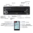 thumbnail image 2 of Estéreo para automóvil de 7 pulgadas con un solo dinar y pantalla táctil telescópica automática, 2 of 8