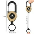 thumbnail image 2 of Ohmyroo 3-In-1 Retractable Carabiner Keychain Multi-Functional Clip for Daily Carry, 2 of 6