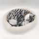 thumbnail image 2 of Juguete de peluche de gato realista que respira, suave y electrónico, regalo de decoración para el hogar, 2 of 7