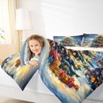 thumbnail image 4 of Manfei Dreamy Christmas Festival Bedding Comforter Set for Kids, Glitter Xmas Tree Twin Comforter Sets, Fairy Tale Reversible Bedding Set, Super Cozy Room Decor, 2-Piece, 4 of 8