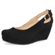 thumbnail image 1 of Zapato Plataforma Mujer Casual Negro Liso Castalia Casual, 1 of 2