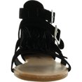 thumbnail image 3 of Bamboo Womens Dino-52 Strappy Fringe Flat Sandals New, 3 of 4