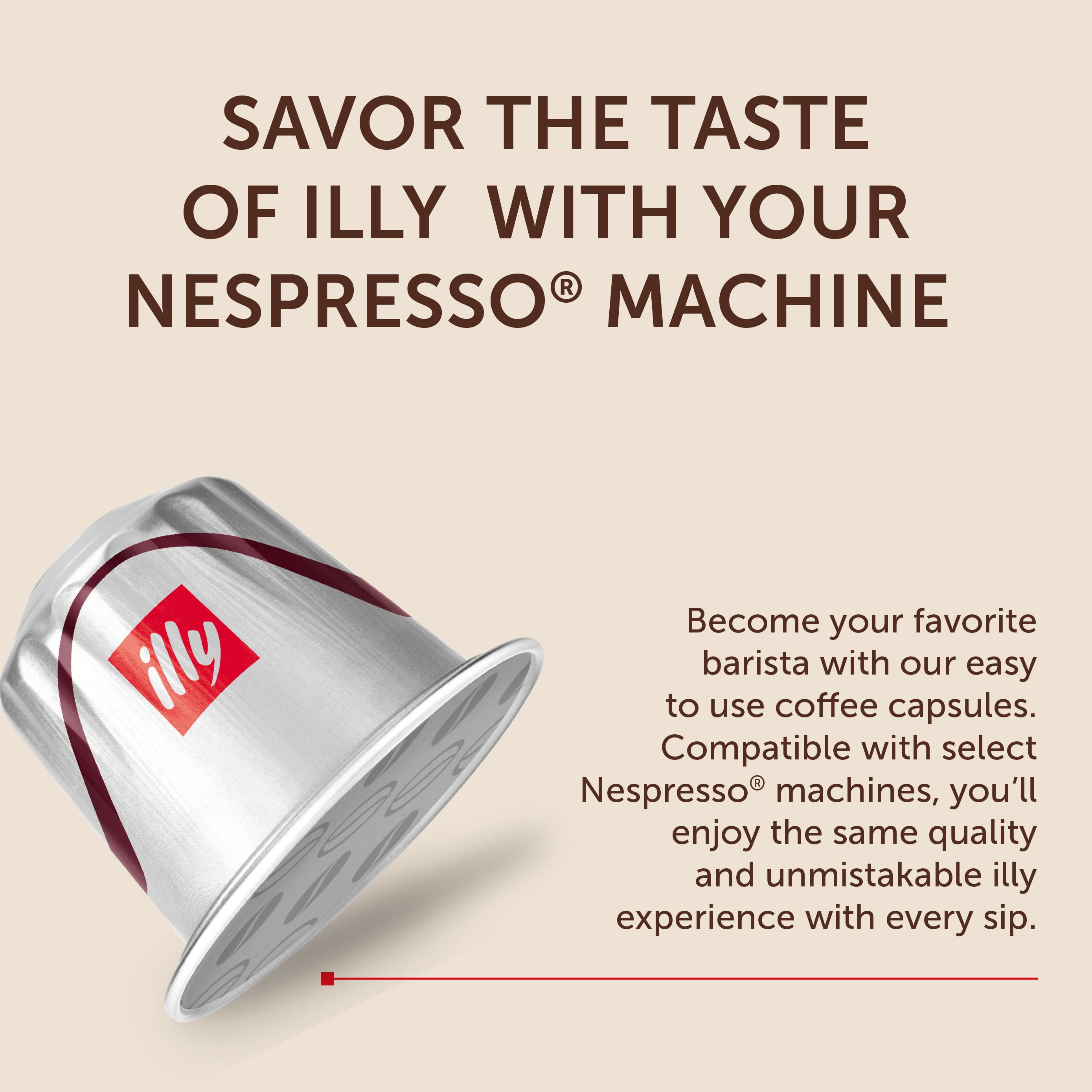 Illy Espresso Coffee Pods for Original Machines, Intenso Lungo Roast, Cocoa Notes, 10 Ct (Pack of 10)