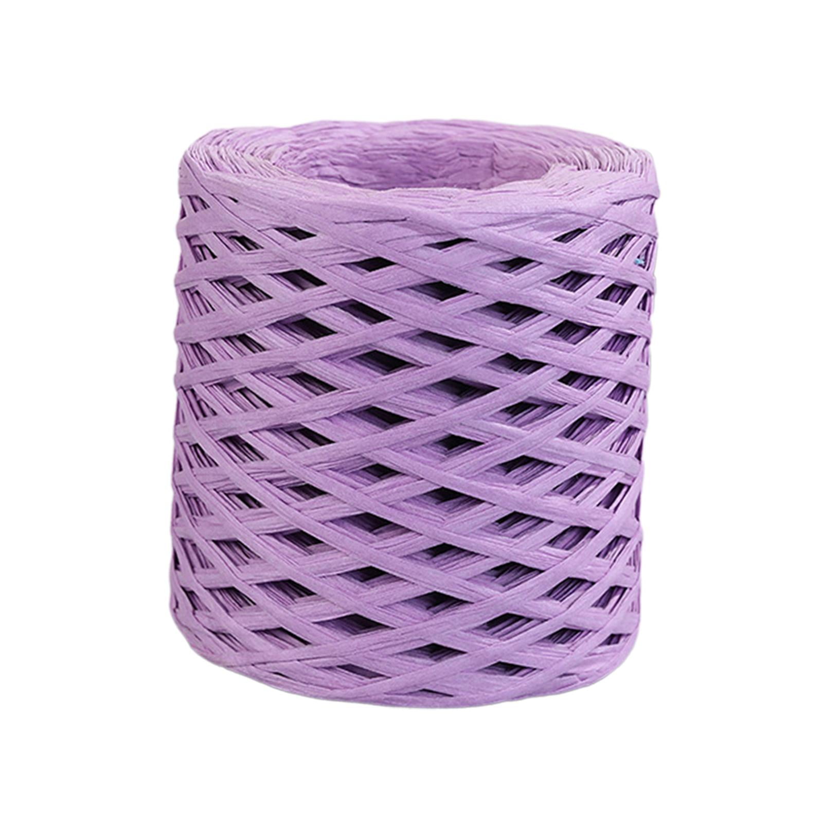 656ft Raffia Paper Ribbon Decorative Recyclable Durable for Gift