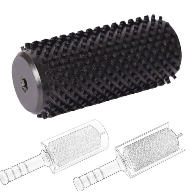 Cepillo de esquí intercambiable Cepillo de cera para esquís Herramienta de mantenimiento y cuidado profesional versátil para snowboard para deportes Negro