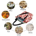thumbnail image 5 of Lsque Red Strawberry Pattern Beach Tote,Shoulder Handbag,Spacious Tote Bag,Lightweight Travel Bag,Versatile Shopping Bag, 5 of 6