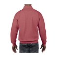 thumbnail image 3 of Comfort Colors - Garment-Dyed Quarter Zip Sweatshirt - 1580 - Crimson - Size: 3XL, 3 of 3