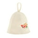 thumbnail image 1 of Sombrero de sauna, banya rusa, protección ligera para la cabeza de fieltro de lana para mujer F, 1 of 7