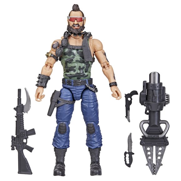 G.I. Joe Classified Series Dreadnok Ripper, Collectible G.I. Joe Action Figure, 102, 6 inch Action Figures for Boys & Girls, with 6 Accessory Pieces
