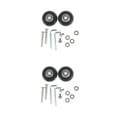 thumbnail image 4 of Youkk Enhanced Performance 2Pcs Rubber Luggage Suitcase Wheels Replacement 50mm Thickness 18mm 2Set, 4 of 6