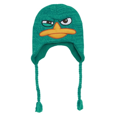 Perry The Platypus Wink Agent P Phineas And Ferb Adult Peruvian Laplander Hat