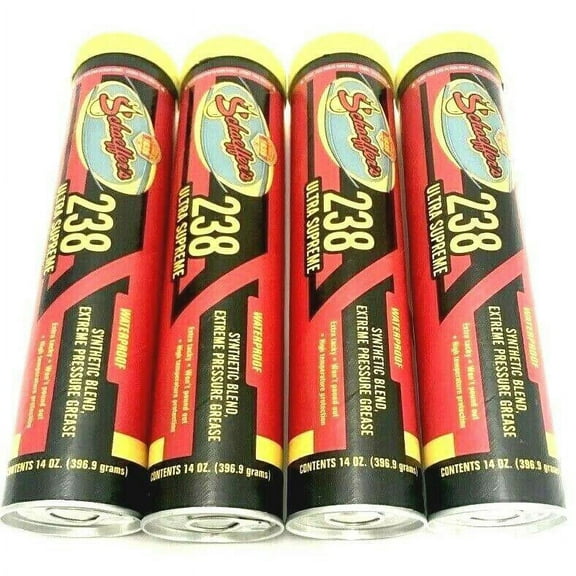 Schaeffer's 238 Ultra Supreme Synthetic Wheel Bearing Waterproof Grease 4-PACK