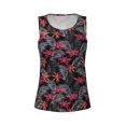 thumbnail image 2 of Rocae Colorful Hawaii Palms for Women's Workout Tank Top Lightweight Sleeveless Fit Tops- Moisture-Wicking, BreathableXX-Large, 2 of 9