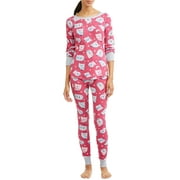 Toast & Jammies Women's and Women's Plus 2 Piece Thermal Long John Sleep Set