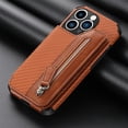 thumbnail image 3 of Card Holder Cover Flip Cell Phone Clip PU Card Slots Magnetic Shockproof phone case for iP14 Plus, 3 of 5
