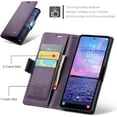 thumbnail image 3 of Flip Wallet Case for Samsung Galaxy S24 Plus, with RFID Blocking Credit Card Slot Kickstand Magnetic Closure Protective Cover for Samsung Galaxy S24 Plus 5G (2024) (Purple), 3 of 18