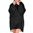 thumbnail image 1 of Sudadera Tipo Hoodie Cobija Unisex Hoodie Shendy Vendy Con Capucha Afelpada Suave Negro, 1 of 5