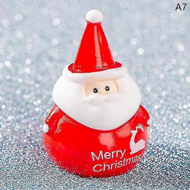 Figuras de resina Yuxing para adornos navideños manualidades Decoraciones navideñas para el hogar