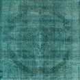 thumbnail image 1 of Ahgly Company Indoor Square Mid-Century Modern Light Sea Green Area Rugs, 4' Square, 1 of 1