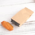 thumbnail image 3 of 100 bolsas de papel kraft con fuelle lateral, selladas con papel de aluminio, para envasar alimentos, para té y frutos secos (12 x 5,5 x 2,5), 3 of 7