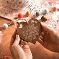 thumbnail image 2 of Wooden Hanging Heart Plaque,Friendship Plaques Crafts, Friends That are Family Sign Plaques, Wooden Hanging Sign with Sayings for Home Wall Door Decor, 2 of 9