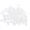 Transparent, variant on 100pcs Clear Rubber Bumpers for Glass Tabletops Grippers