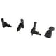 thumbnail image 3 of Clavija de ukelele de 4 cuerdas con tornillos, perilla de ukelele completamente cerrada, botón de afinación izquierdo y derecho, negro mate, 3 of 14