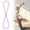 Purple 15LB, variant on Figure 8 Resistance Bands, Non-Slip Handle Exercise Bands for Men Women, Portable 8-Shaped Pull Rope for Arm Back Shoulder Stretch, Home Gym Yoga