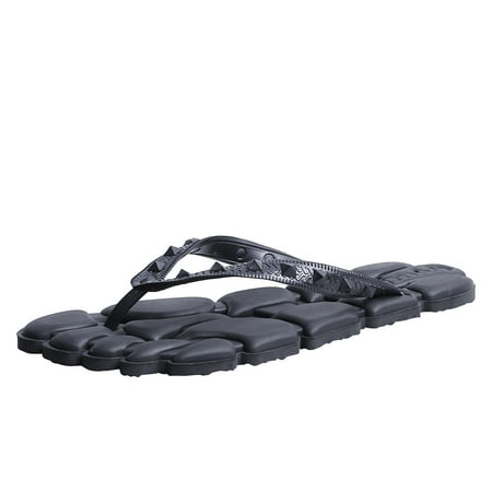 

CBGELRT Slipps Shoes for Men Fashion Soft Walking Casual Shoe Men s Summer Flip-Flop Sandals Indoor And Outdoor Flip-Flops Fashion Casual Blue Asian Size 41