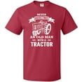 thumbnail image 3 of Inktastic Old Man Tractor T-Shirt, 3 of 5
