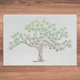 thumbnail image 5 of Ambesonne Tree Jigsaw Puzzle Durable Cardboard, Doodle Style Oak Foliage, 1000 pcs, Pale Green Fern Green, 5 of 5