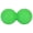 Green Double ball, variant on Yihuala Muscle Relaxation Massager Muscle Relaxation Rolling Ball Massage Lacrosses Balls Soft Fascia Balls Easy to
