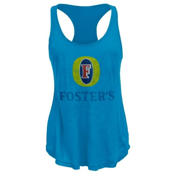 Foster's - Distressed Logo Juniors Tank Top