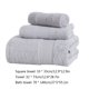 thumbnail image 4 of Injueey Nuevo portátil 3 unids/set hogar Hotel algodón toalla manos cara cuerpo agua sudor absorción limpieza secado toalla Suministros de limpieza para el hogar gris claro Injueey HA4650-03B, 4 of 6