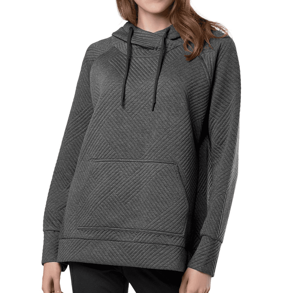 Green Tea - Green Tea Women's Quilted Pullover In Charcoal, M - Walmart ...