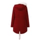 thumbnail image 3 of Chaquetas para mujer Abrigo largo cálido Sudadera con capucha Chaqueta de cuello Parkas de invierno delgadas Abrigos Odeerbi ODB-3, 3 of 4