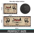 thumbnail image 6 of Fall Bathroom Rugs,Truck Buffalo Plaid Pumpkin Autumn Bath Rugs for Bathroom Non-Slip and Washable,Soft Absorbent Quick Dry Diatomaceous Earth Bath Mats Inside Entryway Door Mat 17"x27", 6 of 6