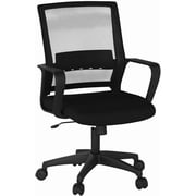 BestOffice Ergonomic Office Chair, Lumbar Support, Adjustable Height with Armrests for Adults(Black)
