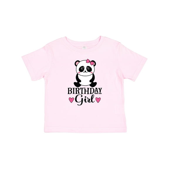 Inktastic Birthday Girl Panda Girls Baby T-Shirt