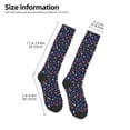 thumbnail image 5 of Fotbe Colored Balloons print Women's Men's Novelty Crew Socks Cotton Socks Knee High Socks for Walking,Running,Nurses,Pregnancy, 5 of 9