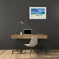 thumbnail image 4 of Paul Brent 18x13 White Modern Wood Framed Wall Art Titled - Archipelago II, 4 of 5