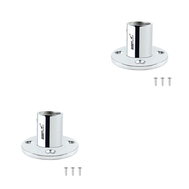 Scienceny Pasamanos Base redonda Ajustable 22 mm Tubo Asiento Montaje en cubierta Soporte de múltiples ángulos Columna Universal Pasamanos Barcos Canoa Type3 NO3 Scienceny CBP187256