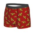thumbnail image 2 of Haiem Hohey Bee Golden Men's Boxer Briefs, Every Day Comfort Stretch Cotton Moisture-Wicking Underwear-X-Large, 2 of 9