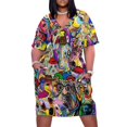 thumbnail image 2 of Vestido para perros 2 perros Vestido holgado con bolsillos para mujer vestido de noche para mujer falda s, 2 of 7