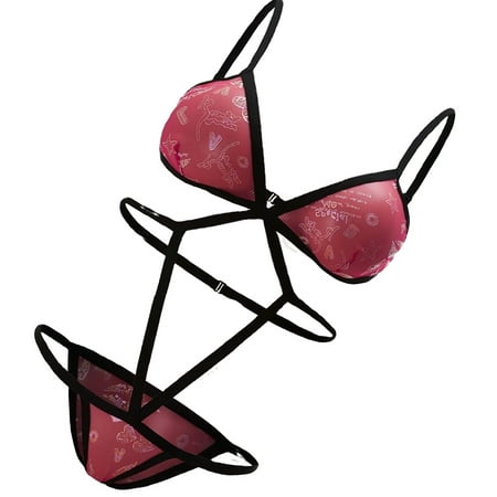 

All Over Print Teddies Red Plus Size Sexy Lingerie (Women s)