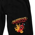 thumbnail image 2 of Deadpool Hot Pepper Men's Black Sleep Pajama Shorts-Small, 2 of 4