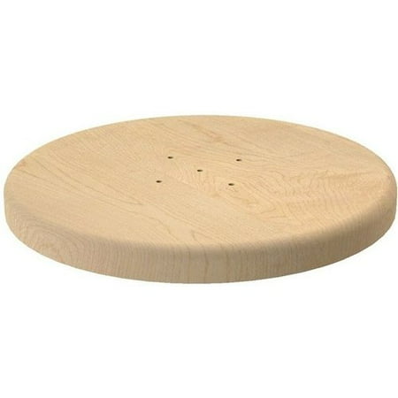 - Brown Wood 12 Inch Diameter Pacific Rim Round Base - Red Oak 01931210AK1