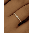 thumbnail image 1 of 1pc Simple 925 Silver Ring With Stone And 18k Gold Plating, Ideal For Women's Everyday, Vacation And Dating Wear, Gift, 1 of 5