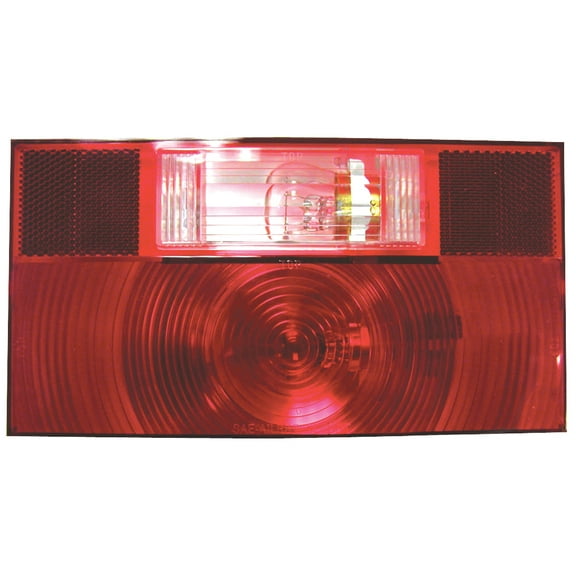 Peterson Manufacturing V25912 Stop, Turn, & Tail Light With Reflex - With Integral Back Up Light